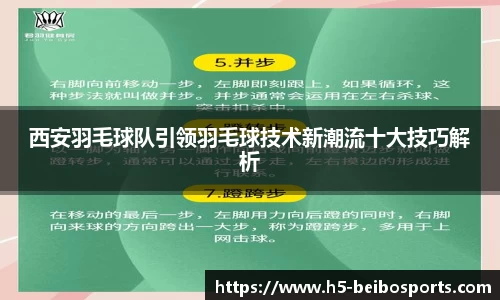 西安羽毛球队引领羽毛球技术新潮流十大技巧解析